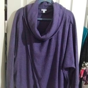 LuLaRoe ribbed sweater Kristen cowl neck pullover